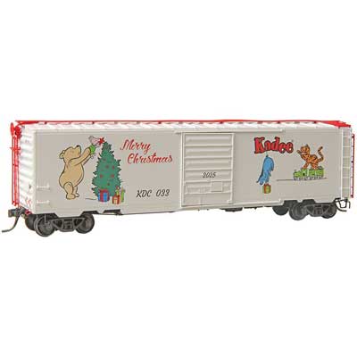 Kadee, 6933, HO Scale, 50' PS-1 Boxcar, Christmas 2025 -Red, Road # KDC 033