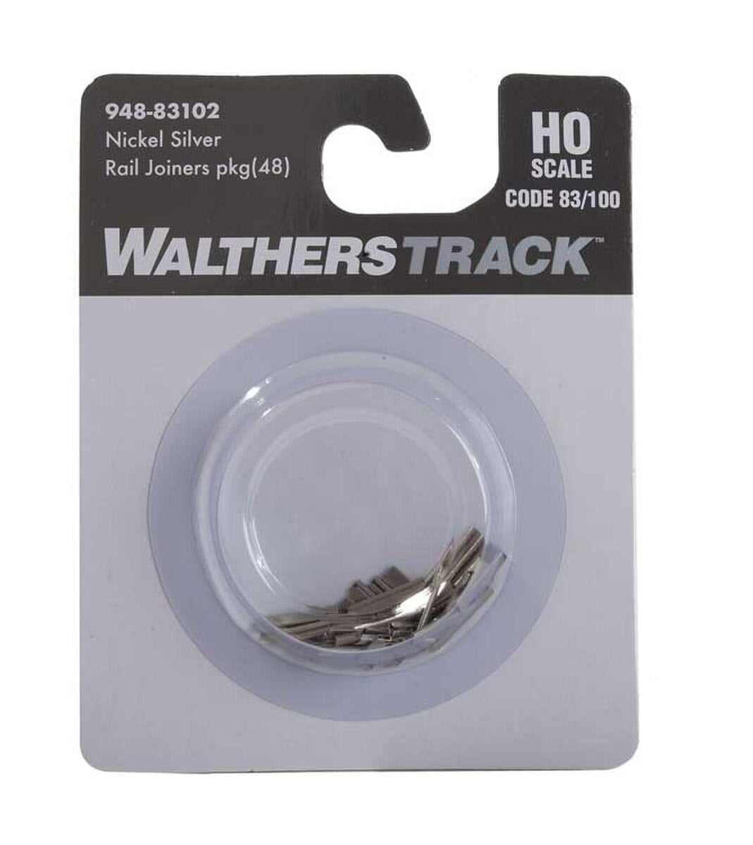 Walthers 948-83102, HO Scale, Nickel Silver, Code 83 & !00, 48 Per Package