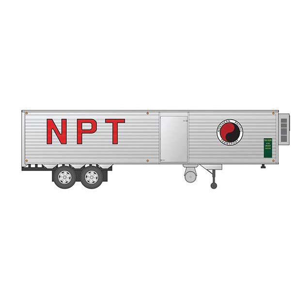 Rapido, 403046, HO Scale, 40' Fruehauf Fluted-Side Volume Van, Northern Pacific, #50 391