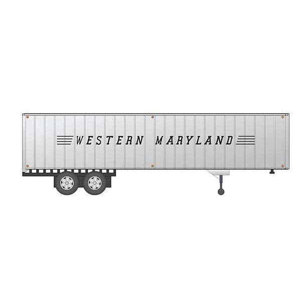 Rapido, 403036, HO Scale, 40' Fruehauf Exterior Post Volume Van, Western Maryland, Unnumbered