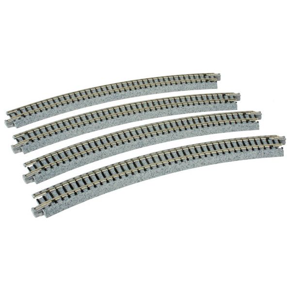 Kato, 20-140, N Scale, Unitrack, 15" Radius Curve 30-Degree (4)