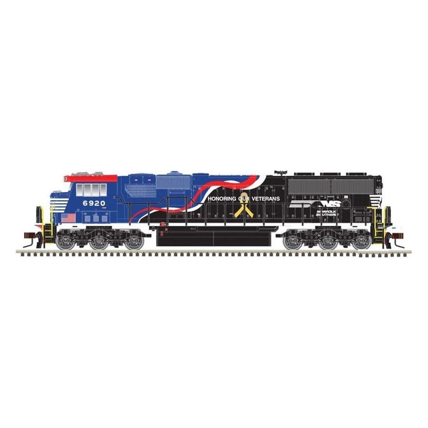 Atlas Master Line, 40003989,  N Scale, EMD SD60E, Norfolk Southern (Honoring Our Veterans), #6920, DCC & Sound