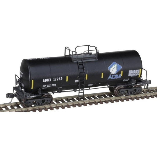 Atlas Master Line, N Scale, 50006453, Trinity 17,600 Gallon Corn Syrup Tank Car, ADM (Leaf And Conspicuity Stripes) #17269