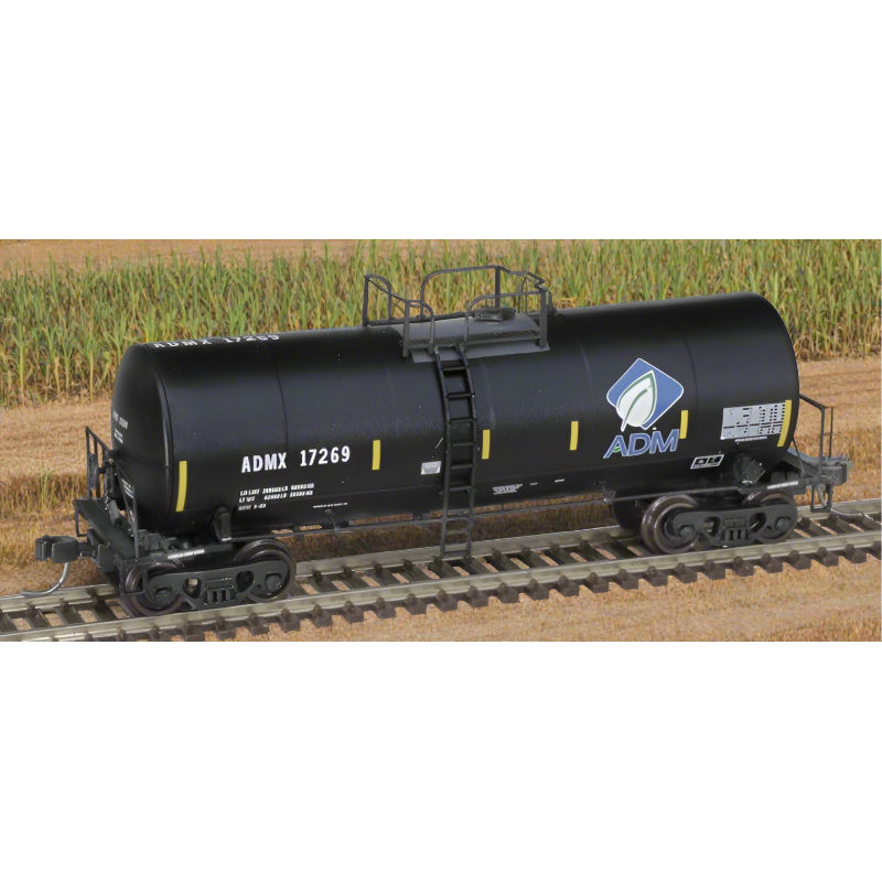 Atlas Master Line, N Scale, 50006453, Trinity 17,600 Gallon Corn Syrup Tank Car, ADM (Leaf And Conspicuity Stripes) #17269