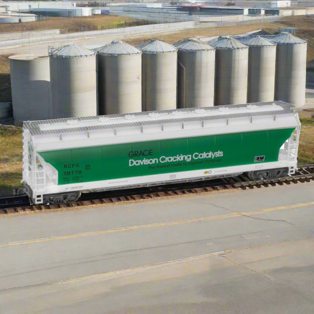 Atlas Master Line, N Scale, 50006076, AFC Pressureaide Covered Hopper, Grace Davison, #59771