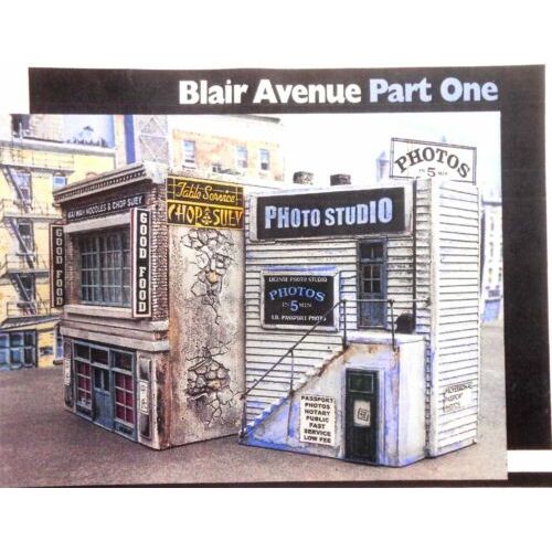 Downtown Deco, HO Scale, DD1005, Blair Avenue Part 1, Hydrocal Kit