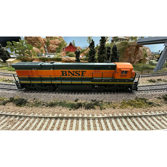 Broadway Limited Imports, HO Scale, 4407, GE C30-7 Diesel Locomotive, Burlington Northern Santa Fe, #5177, USED