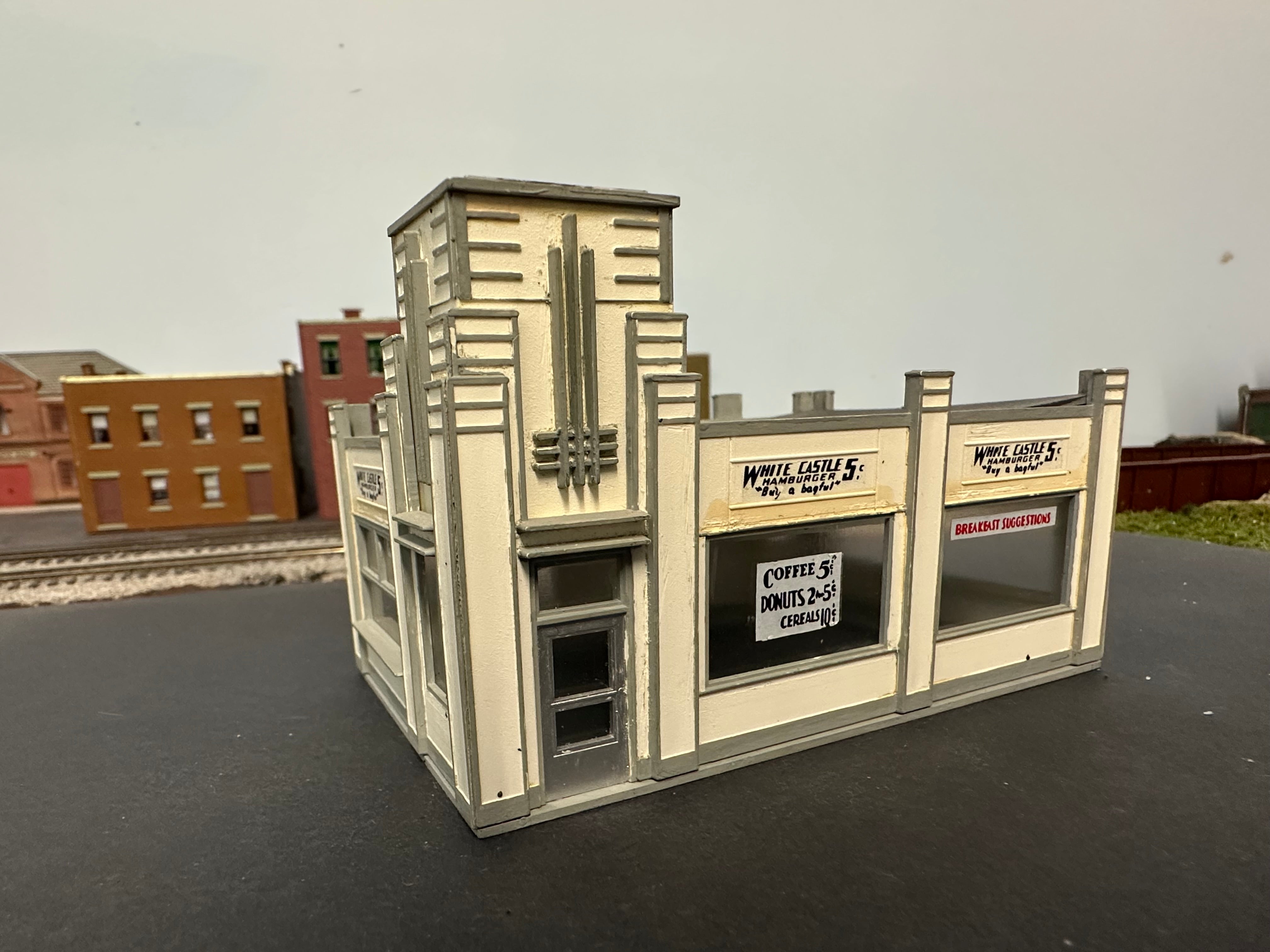 HO Scale used building - White Castle