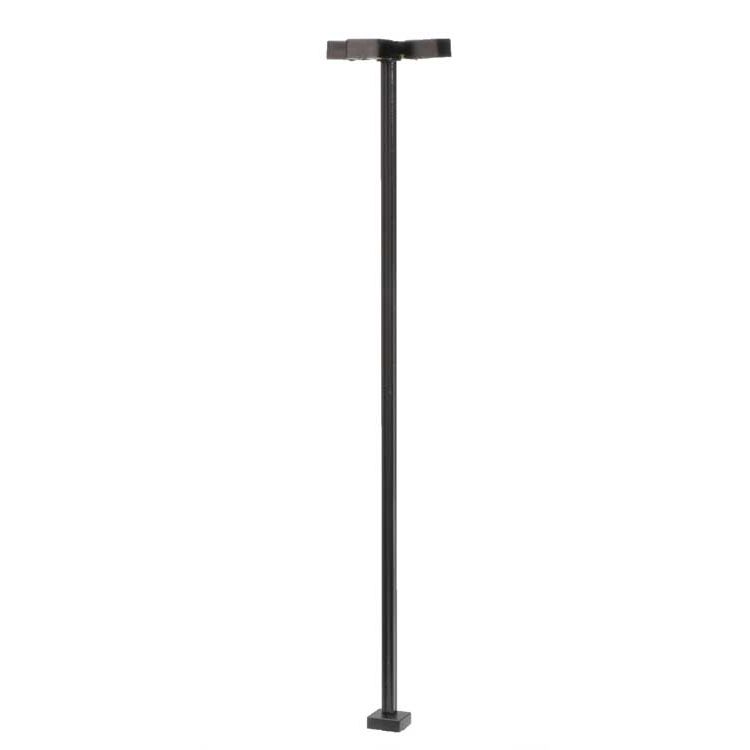 Atlas, 70000218, HO Scale Trackside Lighting, 4 Arm Square Light, Black, 30ft, Cool LED, 3Pack