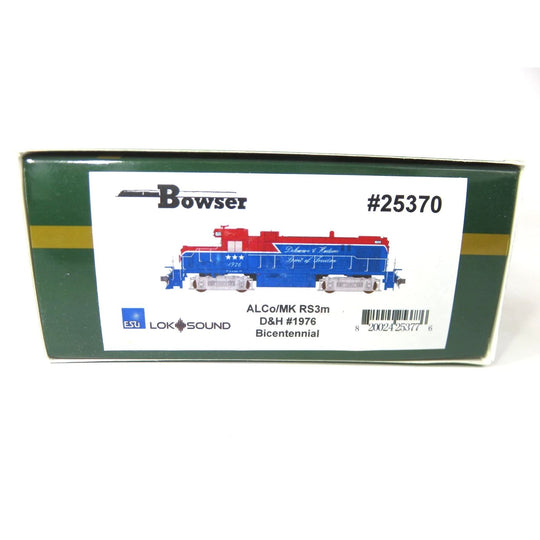 Bowser, 25370, HO Scale, ALCo RS3-M, Bicentennial, #1976, DCC & Sound Installed