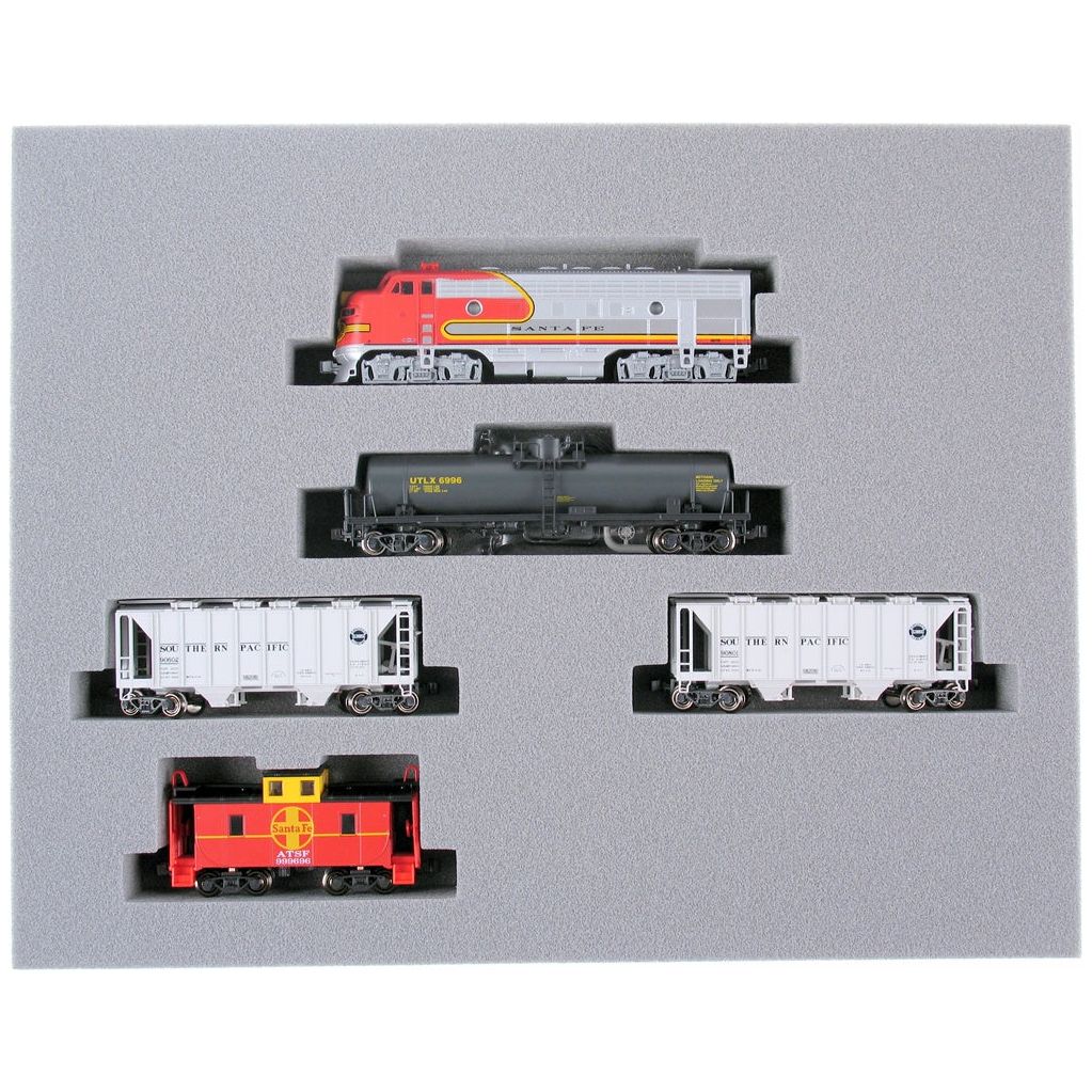 Kato, 106-6271, N Scale, F-7 Freight Train Set, Santa Fe, DCC Ready