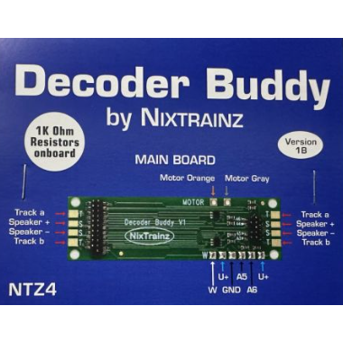 Nixtrainz, NTZ1, HO Scale, Decoder Buddy Motherboard for 21 Pin Decoder, Version 1 (Original)