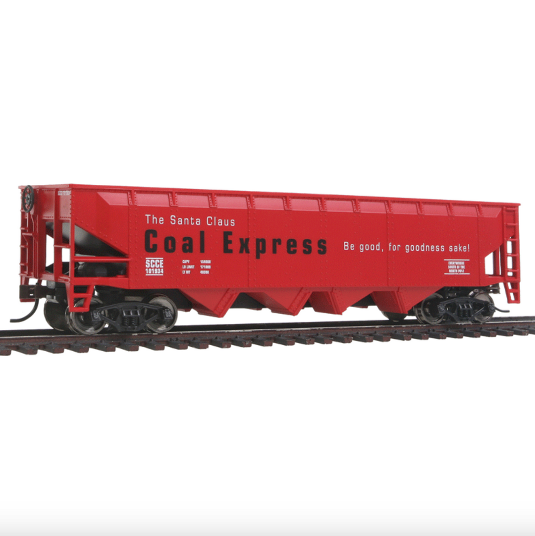 Walthers Trainline, 931-1439, HO, Freight Coal Hopper, Santa Claus Coal Express, SCCE