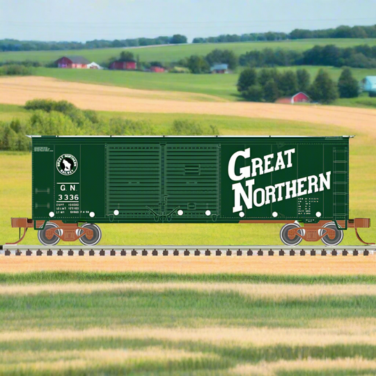 Atlas, N Scale, 50006203 40' Double-Door Boxcar, Great Northern #3249, 3336, 3345