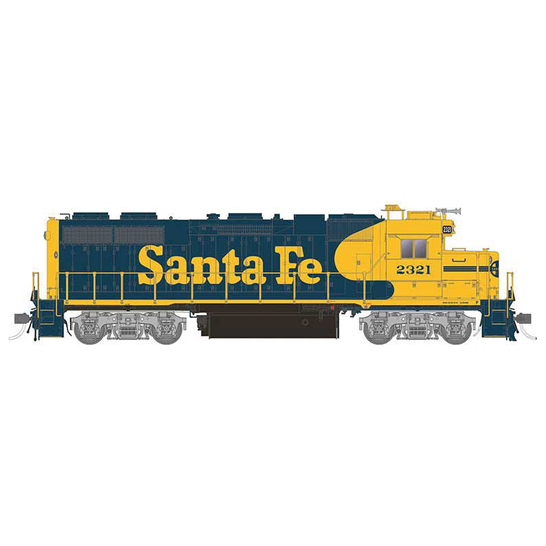 Rapido, HO Scale, 38002, EMD GP38, Santa Fe, #2157 DCC Ready