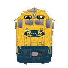 Rapido, 38002, HO Scale, EMD GP38, Santa Fe, #2157 DCC Ready