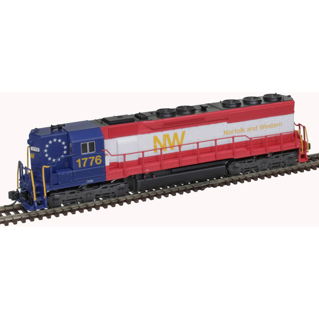 Atlas Master Line, 40005570, N Scale, EMD SD45, Norfolk & Western, #1776, with Soundtraxx Tsunami 2 Sound