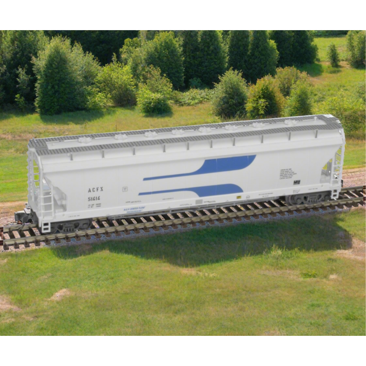 Atlas Master Line, N Scale, 50006083, AFC Pressureaide Covered Hopper, ACFX, #51405