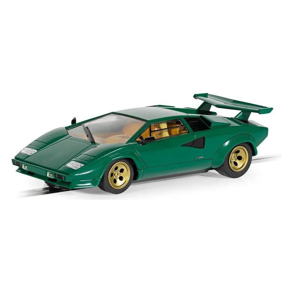 Scalextric, C4500, Lamborghini Countach - Verde Pino, DPR w/Lights