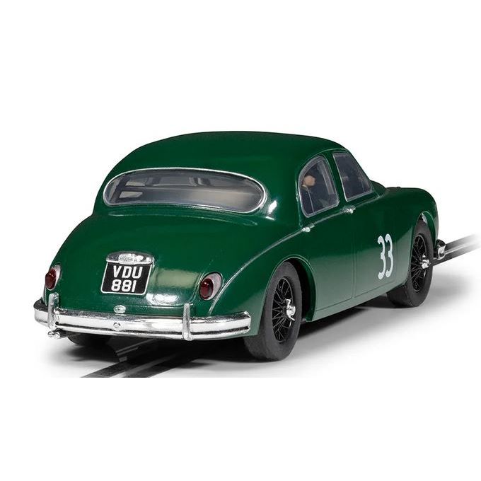 Scalextric, C4506, Jaguar Mk I - Mike Hawthorn, DPR, 1/32 Scale w/Lights