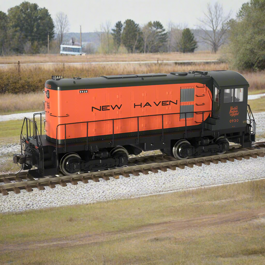 Atlas, HO Scale, 10003997, HH600/660 Locomotive, New Haven (Full Balloon), #0923, DCC & Sound