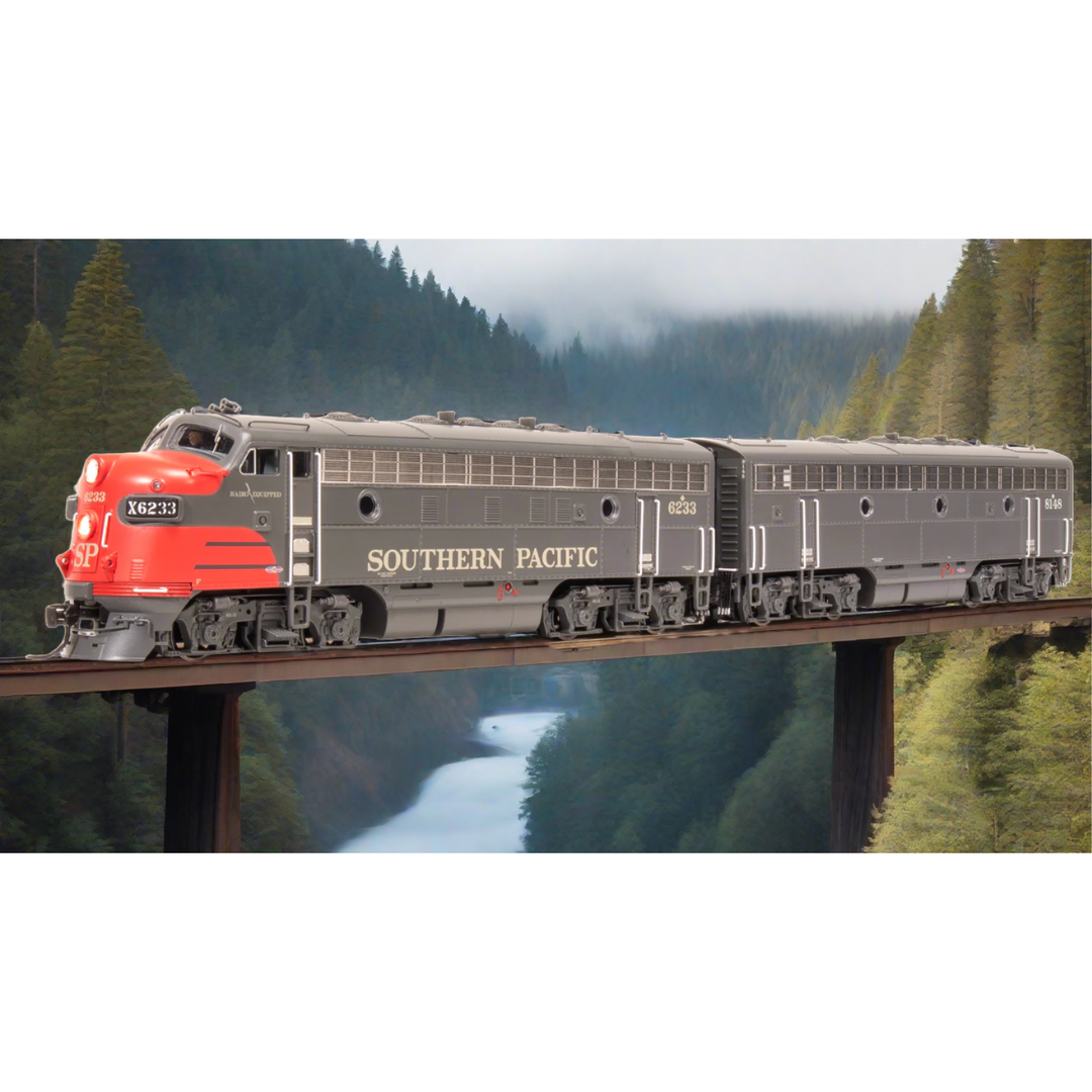 Broadway Limited Imports, HO Scale, 8196, F7 A/B Diesels, SP,  #6233/8148, (Equipped with Paragon4 Sound/DC/DCC)