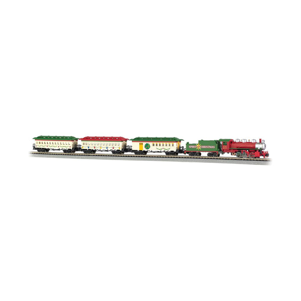 Bachmann, 24017, N Scale,  Spirit Of Christmas Electric Train Set, With E-Z Track