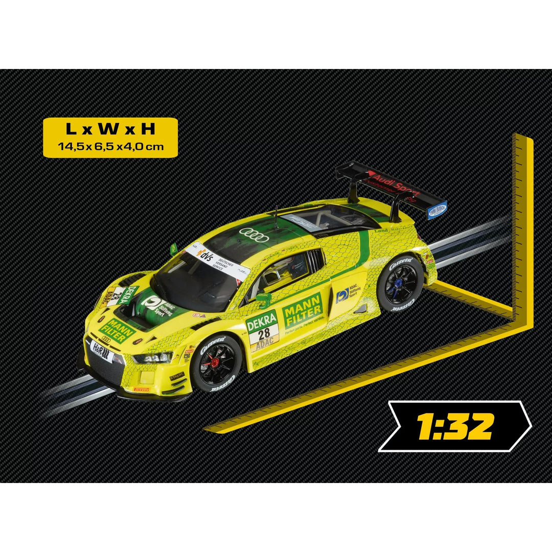 Carrera, 27703, EVOLUTION 1:32, Audi R8 LMS GT3 "MANN-FILTER Land Motorsport, No.28"