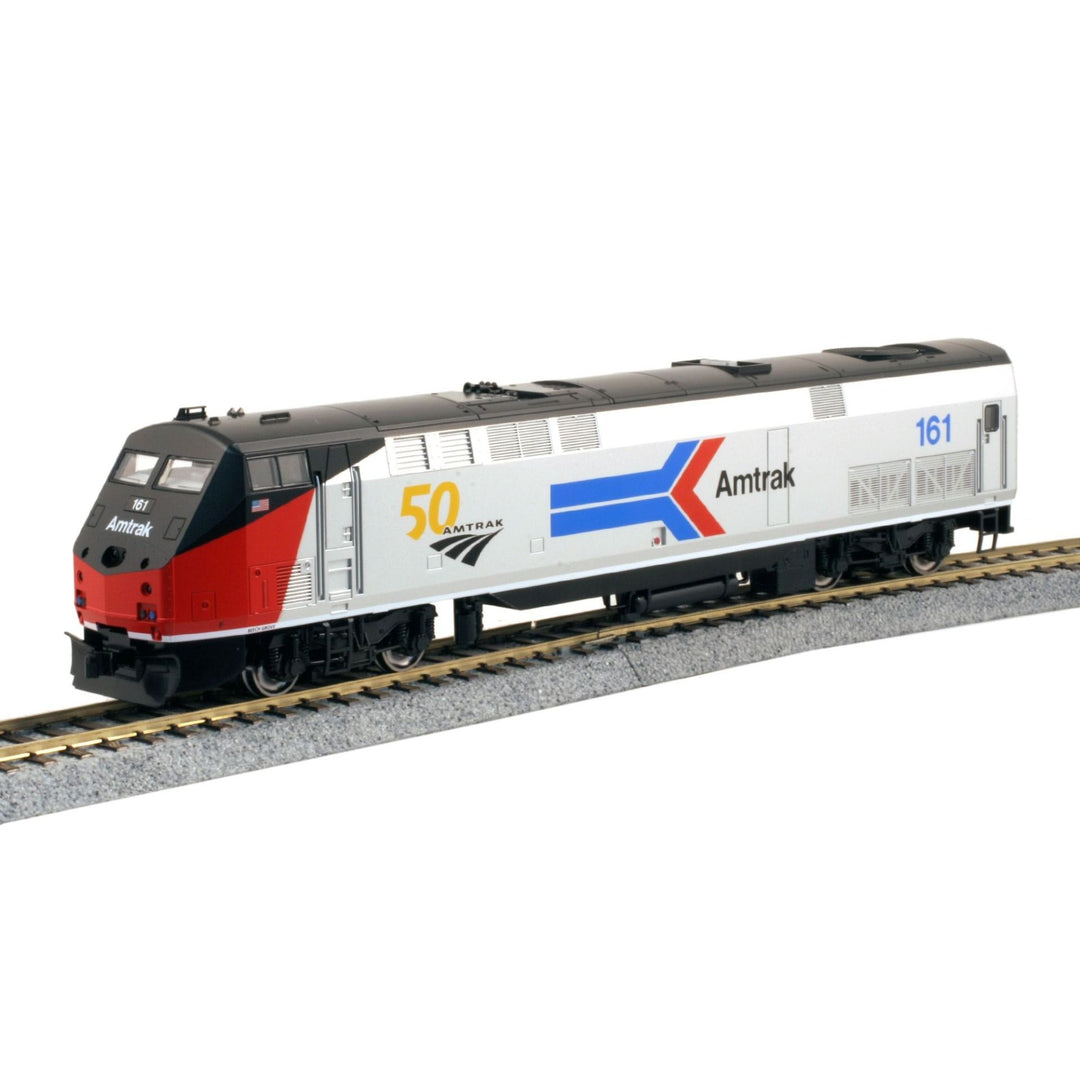 Kato, HO Scale, 37-6114-LS, GE P42 Genesis, Amtrak Phase I  w/50th Anniversary Logo, #161,  DCC & Sound