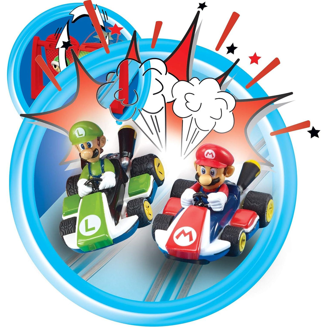 Carrera, 20063028, Carrera First, Mario Kart™ - Mario vs. Luigi, Battery Operated