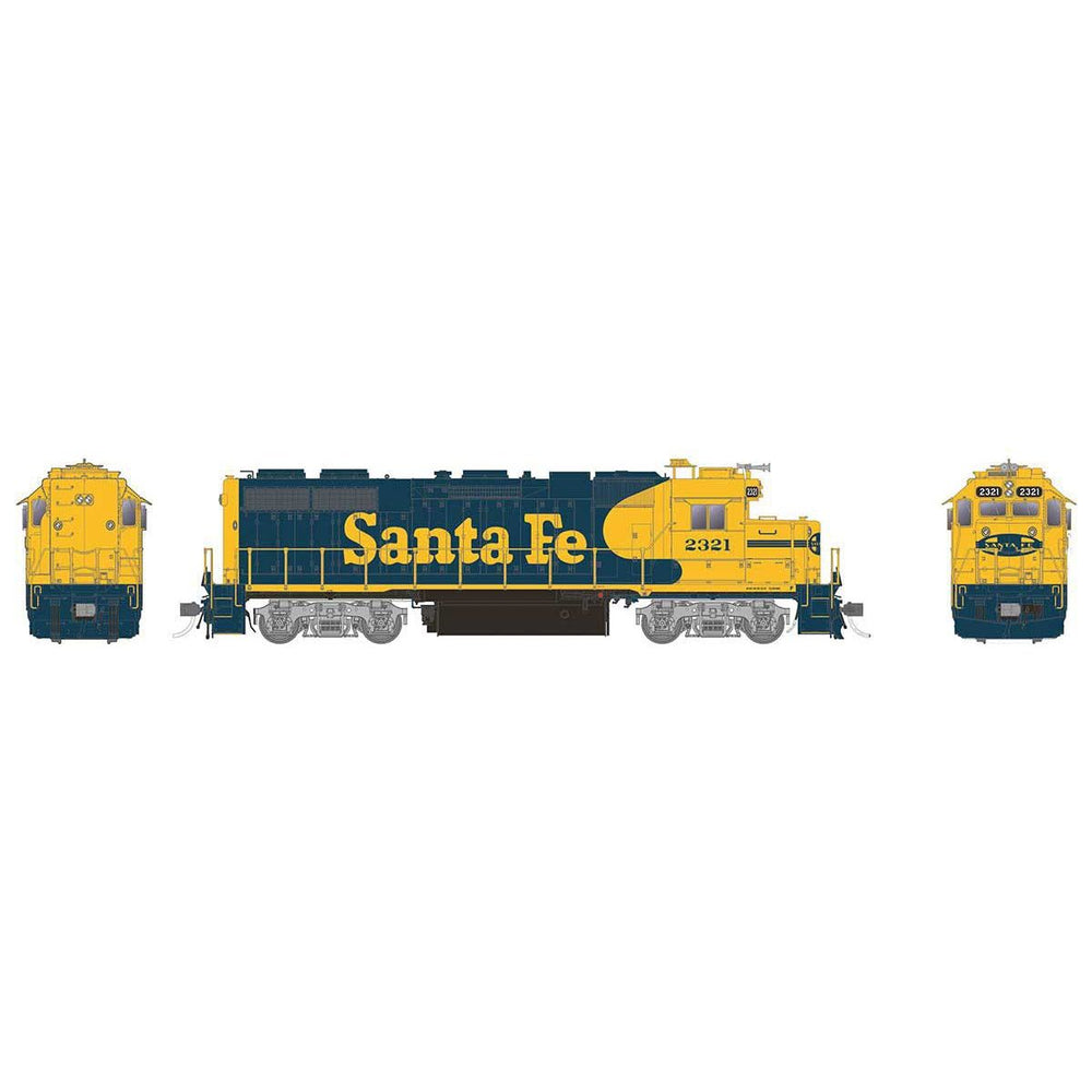 Rapido, HO Scale, 38002, EMD GP38, Santa Fe, #2157 DCC Ready