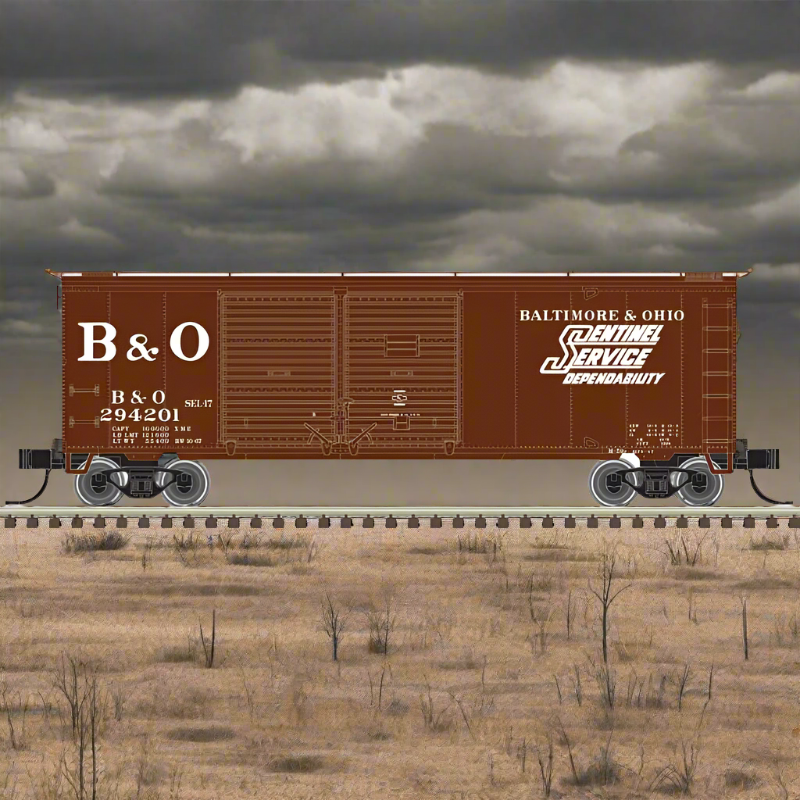 Atlas, N Scale, 50006189, 40' Double-Door Boxcar, Baltimore & Ohio, #294201