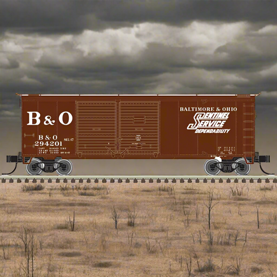 Atlas, N Scale, 50006189, 40' Double-Door Boxcar, Baltimore & Ohio, #294201