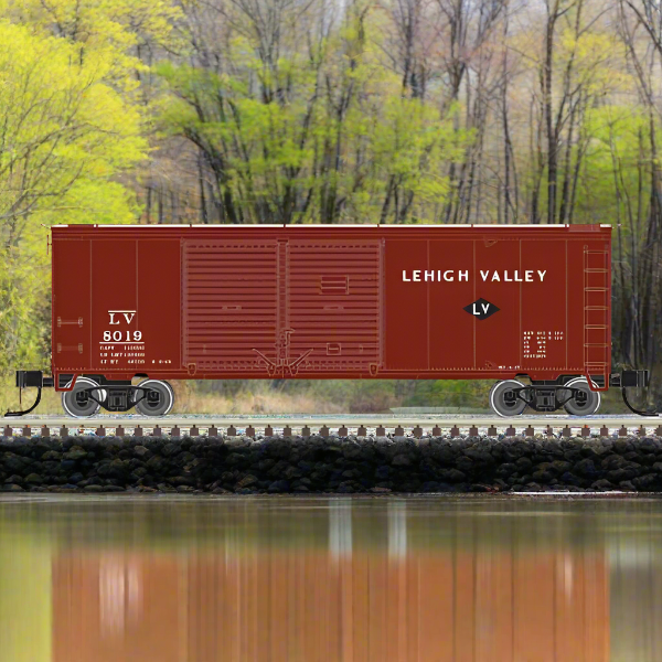 Atlas, N Scale, 50006199, 40' Double-Door Boxcar, Lehigh Valley, #8005