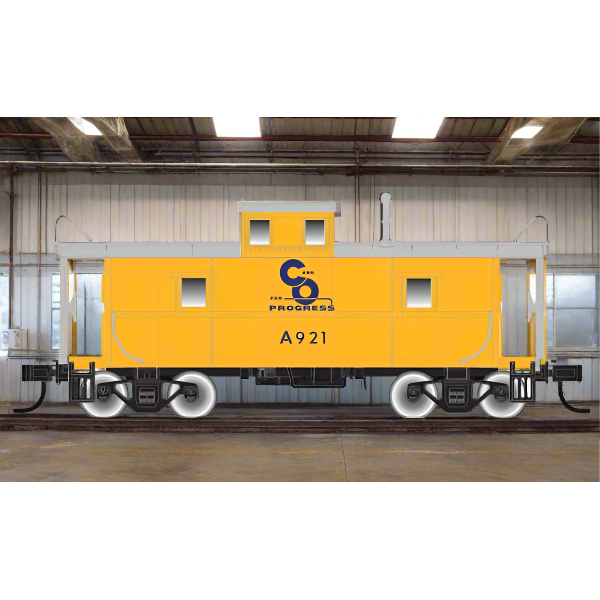 Atlas Trainman, N Scale, 50006028, C&O Cupola Caboose, Chesapeake And Ohio, #A904