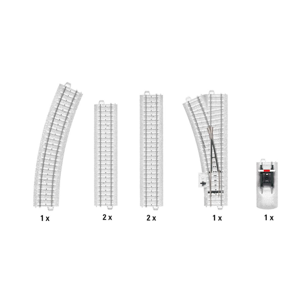 Marklin, 20124, HO Scale, C Track extension, "Snow Covered Track"