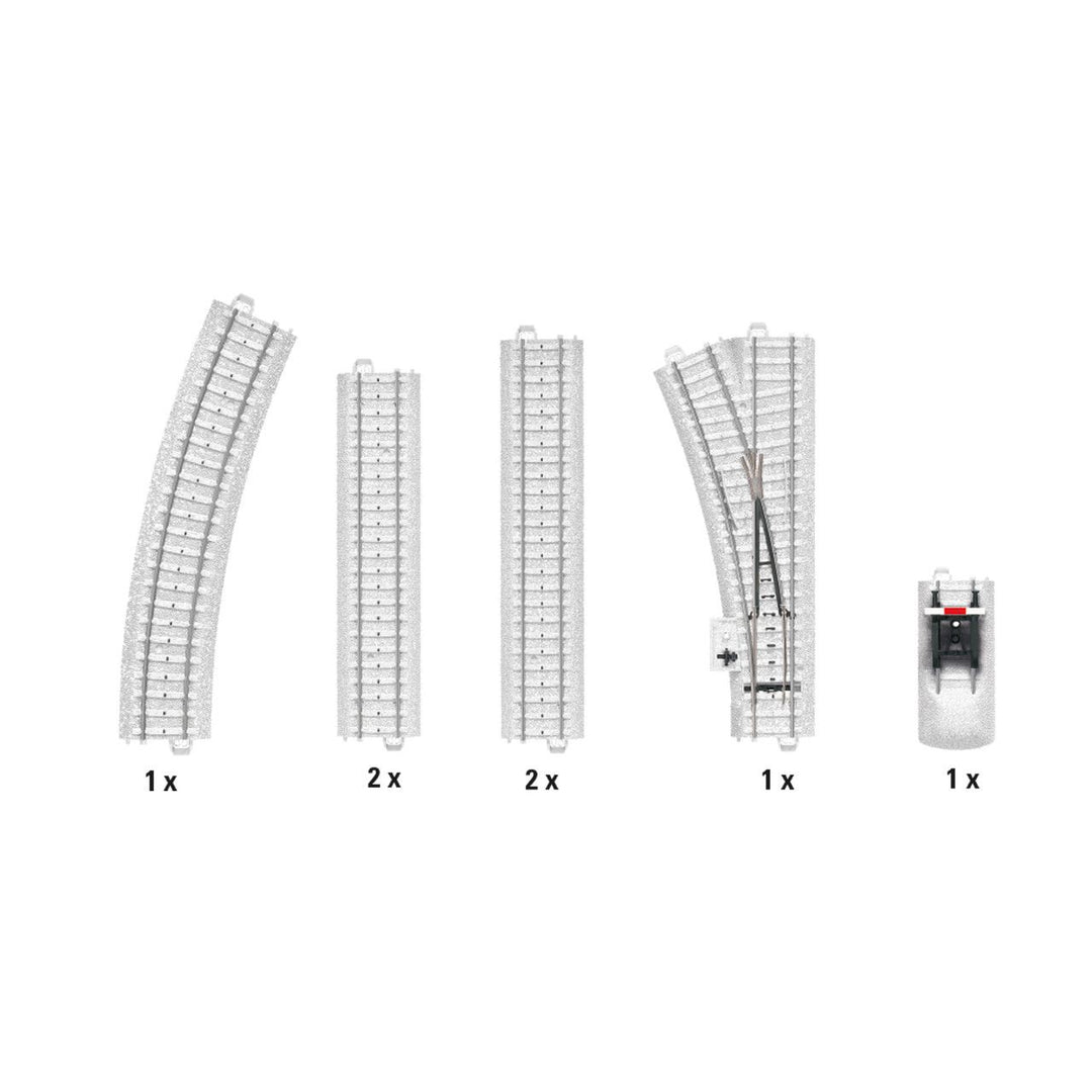 Marklin, 20124, HO Scale, C Track extension, "Snow Covered Track"