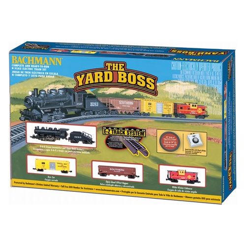 Bachmann, N Scale,  24014, The Yard Boss, Santa Fe Electric Train Set