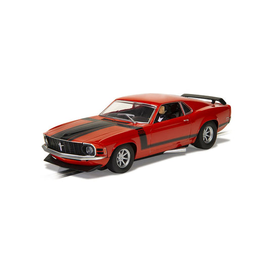 Scalextric, C1429T, American Street Dual, 1970s Chevrolet Camaro vs 1970s Ford Mustang, 1:32