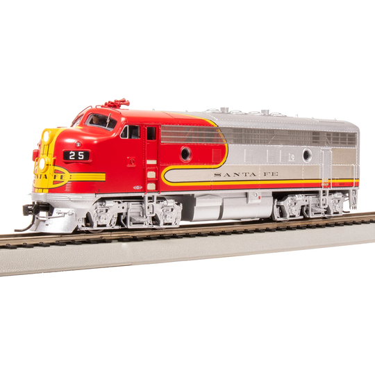 Broadway Limited Imports, HO Scale, 8160, F3 A/B Diesels, ATSF,  #25L/25A, (Equipped with Paragon4 Sound/DC/DCC)