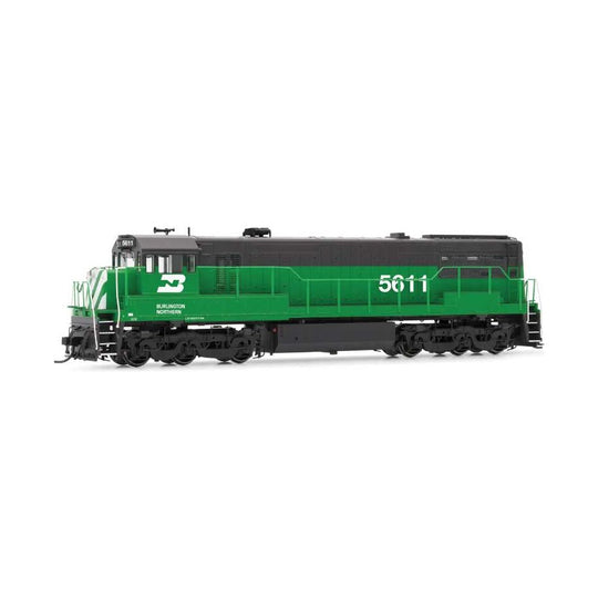 Rivarossi, HR2887STF, HO Scale, GE U25C, Burlington Northern, #5611, DCC & Sound