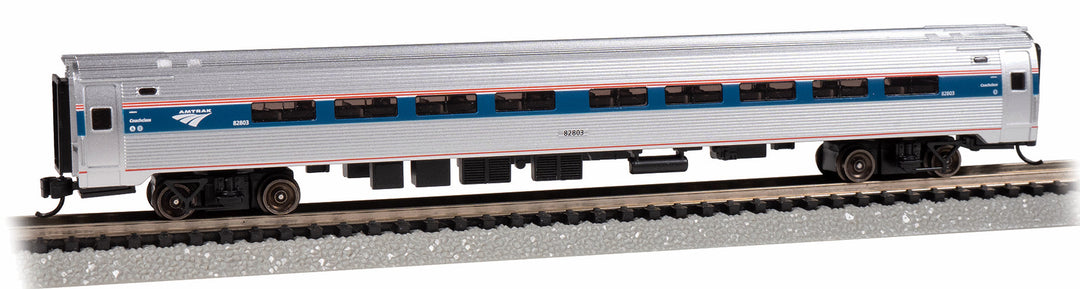 Bachmann, N  Scale, 14171, Budd Amfleet I Coach Class with Lighting, Amtrak (Phase VI) #82803