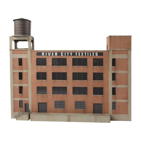 Walthers Cornerstone, HO Scale, 933-3178, River City Textiles Background Building Kit