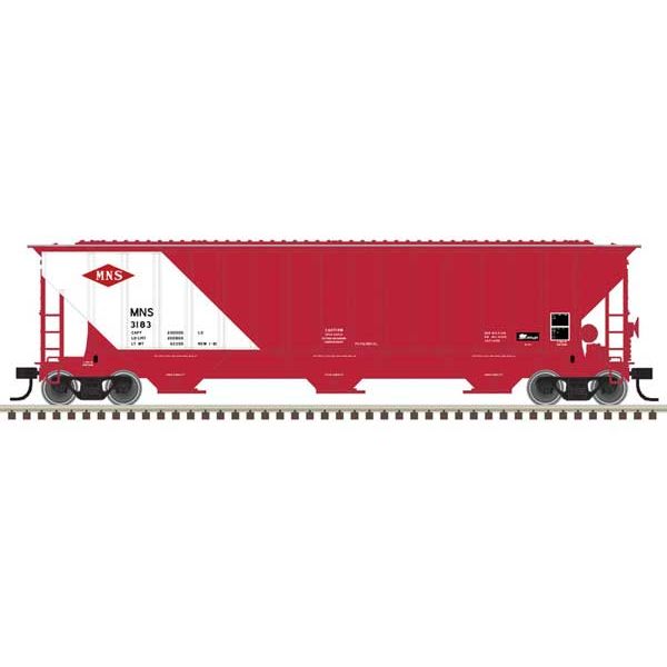 Atlas Trainman, HO Scale, 20006646, Thrall 4750 Hopper, Minneapolis, Northfield and Southern, 3303