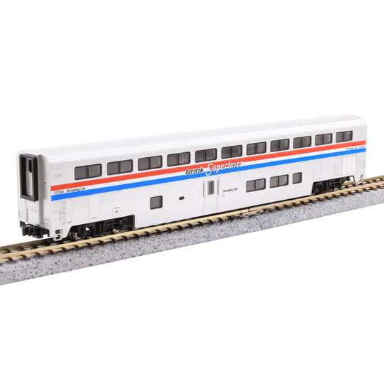 Kato, 106-3530,  N Scale, F40PH & Superliner Set, Amtrak Phase III (4-Pack)