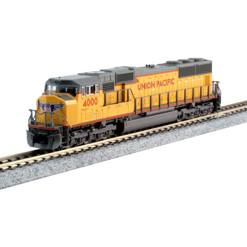 Kato, N Scale, 176-4015, EMD SD70M with Flat Radiator, UP, #4015, Excursion, DCC Ready