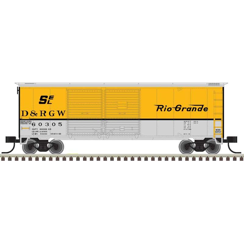 Atlas, N Scale, 50006194, 40' Double-Door Boxcar, Denver & Rio Grande Western, #60317