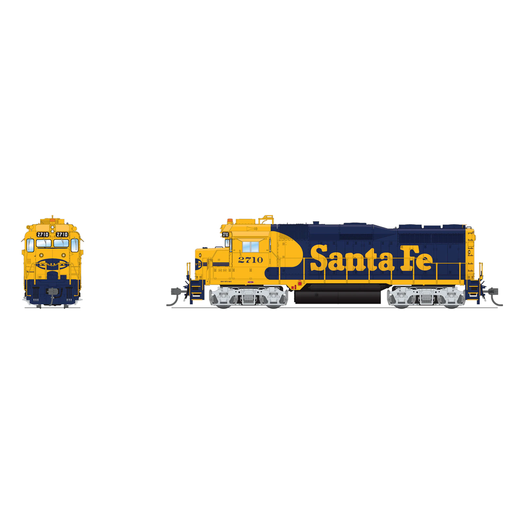 Broadway Limited Imports, HO Scale, 7560, EMD GP30u, Santa Fe, #2710, DCC & Sound