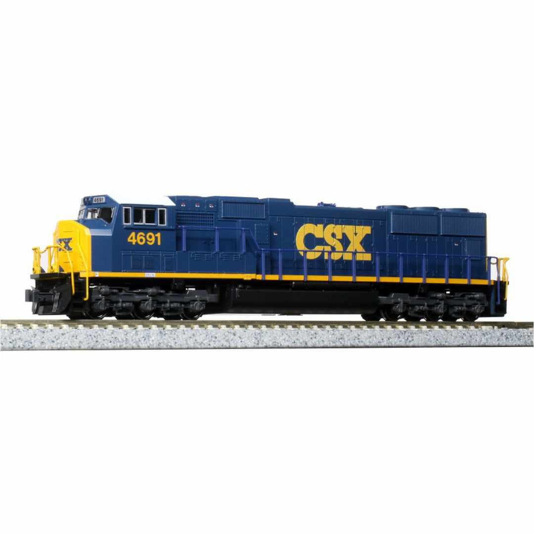 Kato, N Scale, 176-7609-DCC, EMD SD70M with Flat Radiator, CSX, #4691, DCC Installed