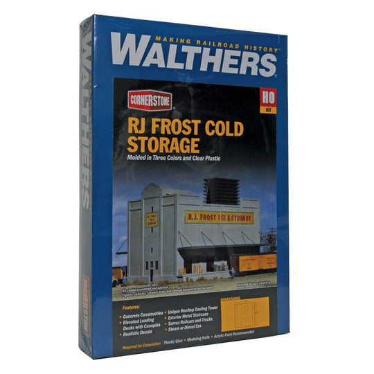 Walthers Cornerstone, HO Scale, 933-3020, RJ Frost Cold Storage Kit